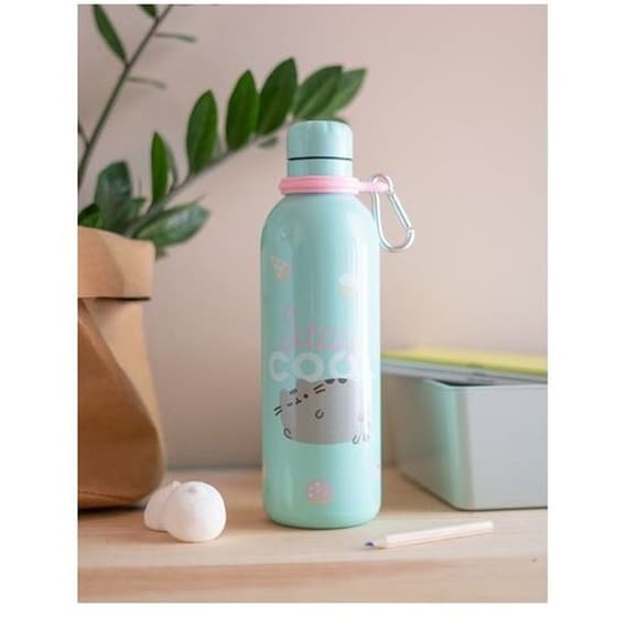 Παγούρι Αλουμινίου Pusheen Foodie Τιρκουάζ 500ml image 3
