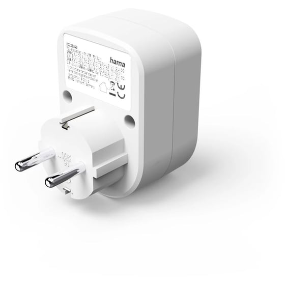 Πολύμπριζο Hama Power Strip 3 θέσεων με θύρες USB-A/USB-C - White image 3