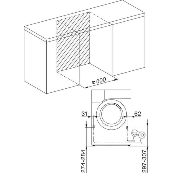 MIELE TEC655WP EcoSpeed 8 kg με Αντλία Θερμότητας Λευκό με WiFi Στεγνωτήριο Ρούχων image 6