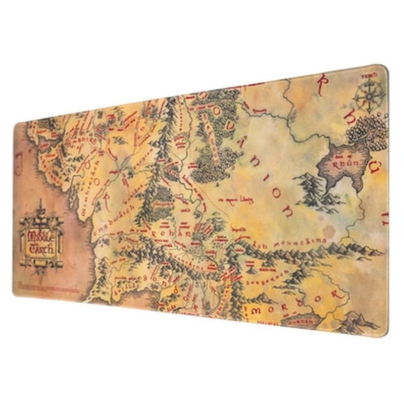 Grupo Erik Middle Earth Map Lord of the Rings Gaming Mouse Pad XXL 800mm Πολύχρωμο φωτογραφία