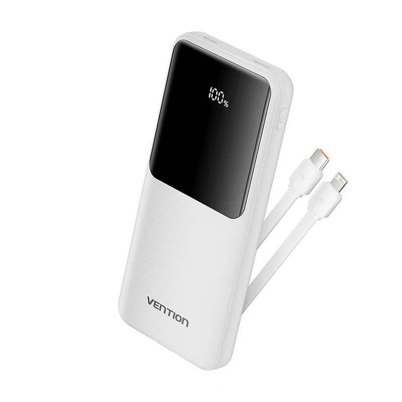Powerbank Vention Fhowo 10000 Mah 22.5W - White
