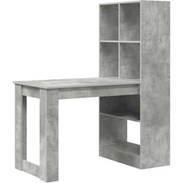 Γραφείο VidaXL από Επεξεργασμένο Ξύλο 122x67x145 cm - Γκρι Σκυροδέματος