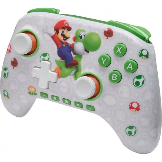 Ασύρματo Controller Power-A Mario & Yoshi - Λευκό image 2