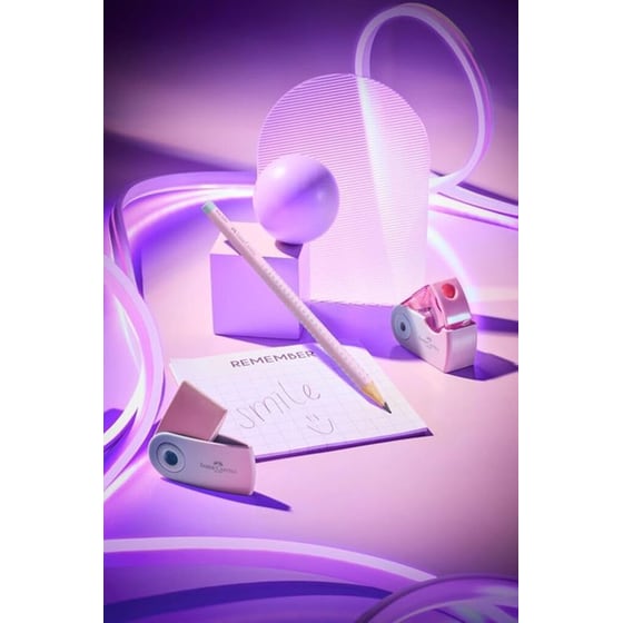 Σετ Γραφής Faber Castell Grip & Γόμα & Ξύστρα Blushing Sky image 2