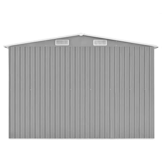 Vidaxl Αποθήκη Κήπου Γκρι 257 X 597 X 178 Εκ. Μεταλλική image 5