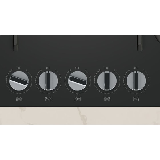 NEFF T27PIQ4S0 75 cm Μαύρο Εστία Αερίου Αυτόνομη image 1