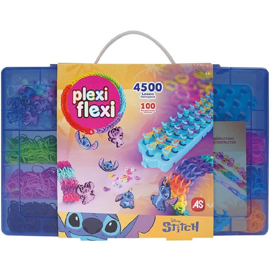 Plexi Flexi Μεγάλη Θήκη με 4500 Λαστιχάκια & 100 Αξεσουάρ Stitich image 0