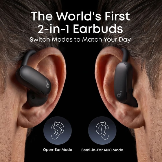 Ακουστικά Bluetooth Soundcore AeroFit 2 Pro - Matte Black image 1
