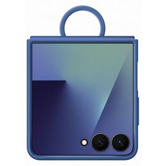Θήκη Samsung Galaxy Z Flip7 - Samsung Ring Silicone Case - Blue image 0