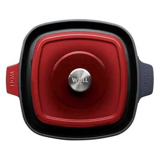 Γκριλιέρα Μαντεμένια Επισμαλτωμένη WOLL IRON 628-2CI-010 28 x 28 cm Κόκκινο image 1