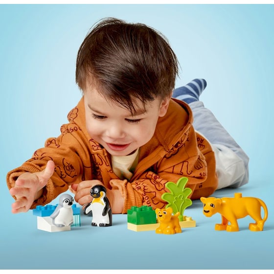 LEGO® DUPLO® Οικογένειες Άγριων Ζώων Πιγκουίνοι & Λιοντάρια (10442) image 4