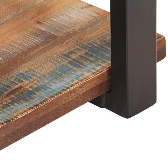 Έπιπλο Τηλεόρασης VidaXL Ξύλινο/Μεταλλικό 90x40x40cm - Kαφέ/Μαύρο image 4