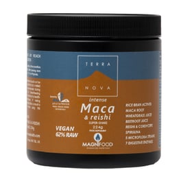 Ειδικό Συμπλήρωμα Διατροφής Terranova Intense Maca/Reishi Super Shake - 224gr