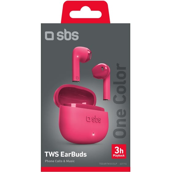 Ακουστικά Bluetooth SBS TWS One Color - Pink image 1