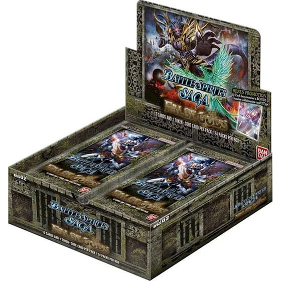 Battle Spirits Saga BSS02 False Gods Booster Box (24 Packs) image 0