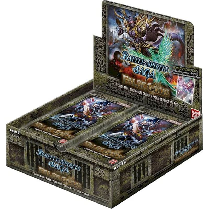 Battle Spirits Saga BSS02 False Gods Booster Box (24 Packs)