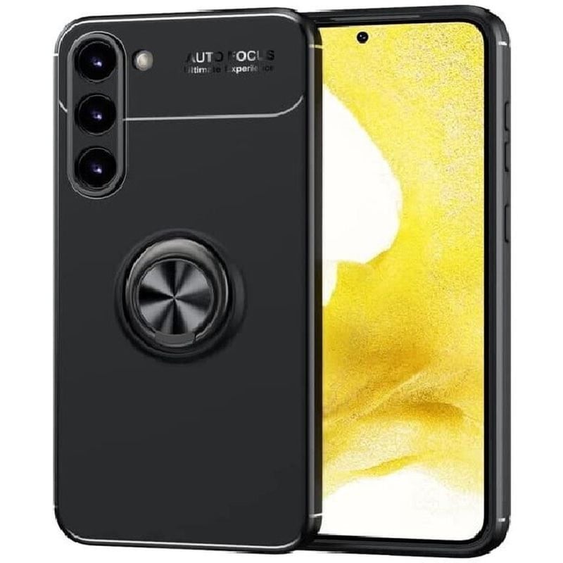 Θήκη Samsung Galaxy S23+ 5G - Ancus Autofocus Shock Proof με Ring Holder - Μαύρο