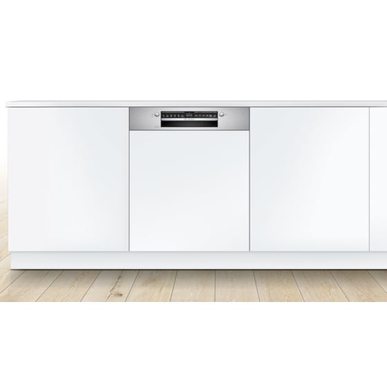 BOSCH SMI4HTS31E για 12 Σερβίτσια με ExtraDry, Rackmatic, Λειτουργία "Silence" και WiFi Εντοιχιζόμενο Πλυντήριο Πιάτων Inox image 6