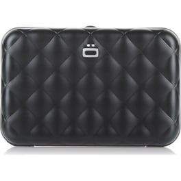 Πορτοφόλι Αλουμινίου Ogon Quilted Button Black