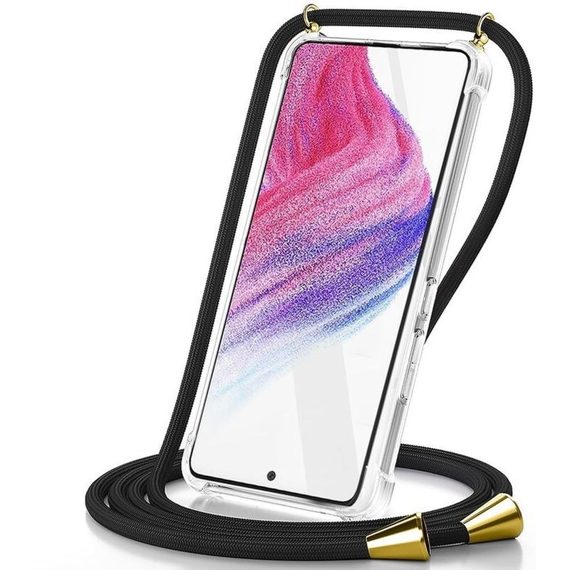 Θήκη Xiaomi Redmi Note 13 4G - Ancus Crossbody με Κορδόνι - Black