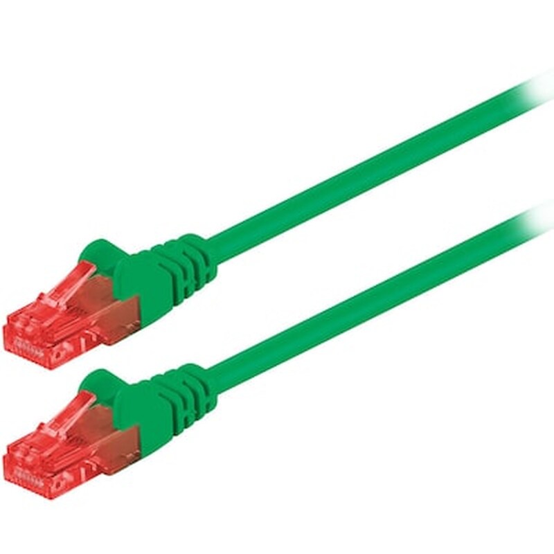 Καλώδιο Goobay 68435 U/UTP Cat.6 0.5m Green