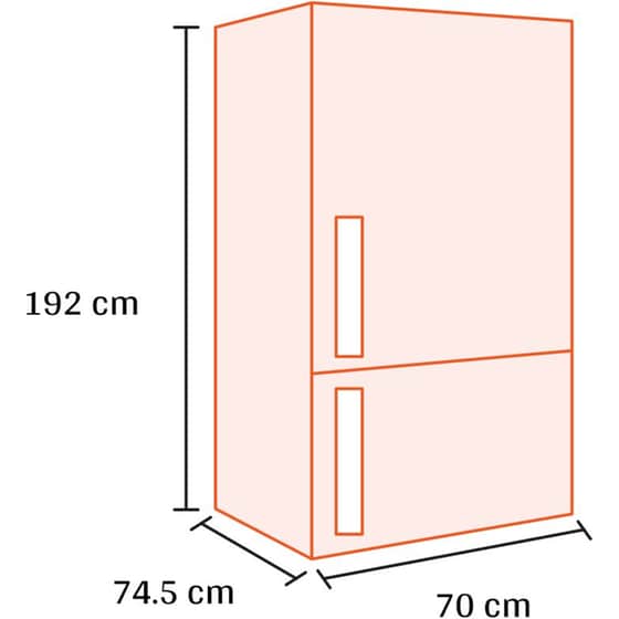 BEKO B3RCNE564HXBR Total No Frost 490 Lt Μαύρο Ψυγειοκαταψύκτης image 1