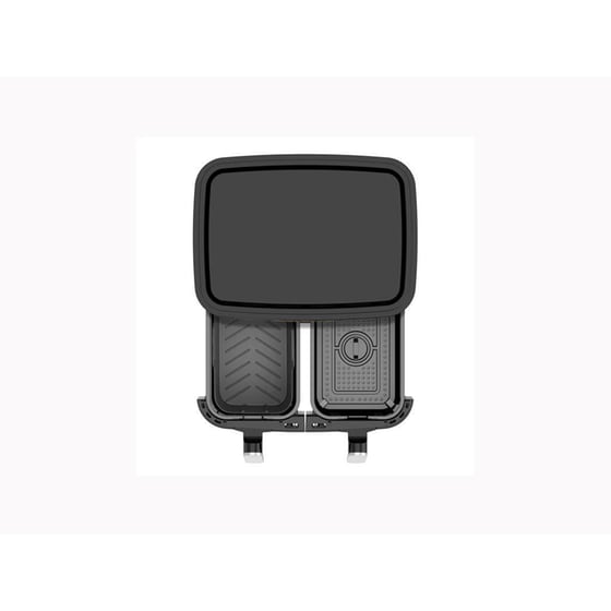 TURBOTRONIC TT-DAF8 2600 W με Αποσπώμενο Κάδο 9 L Μαύρη Διπλή Φριτέζα Αέρος image 3