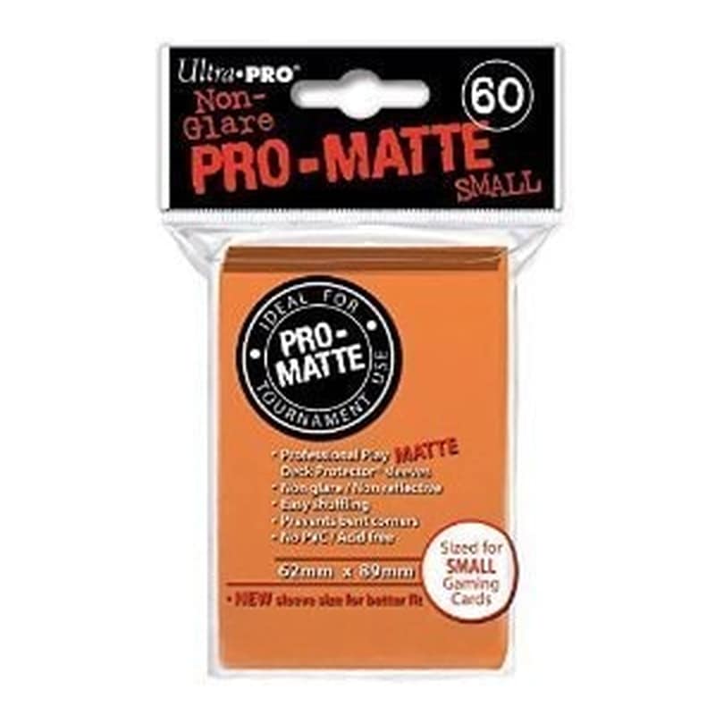 Ultra Pro – Pro Matte Small 60 Sleeves Orange (rem84266)