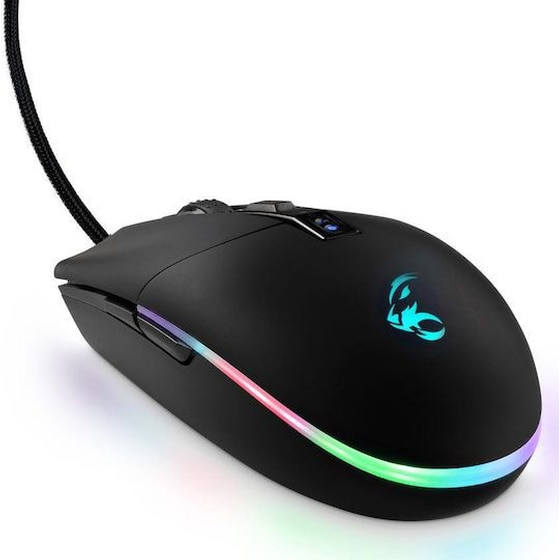 MediaRange MRGS202 RGB Gaming Ενσύρματο Ποντίκι 4000 DPI - Μαύρο image 0