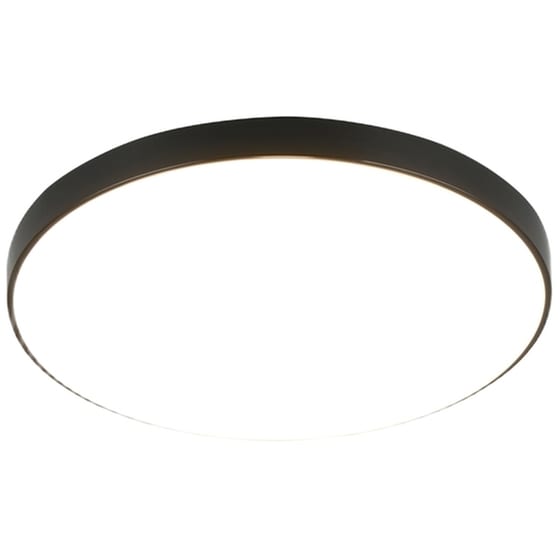 Trio Lighting Πλαφονιέρα Οροφής Μπάνιου Μαύρη image 0