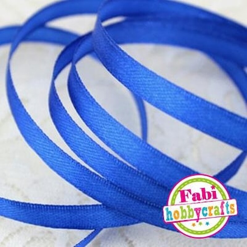 FABI Fabi Κορδελα Σατεν 6mm X 50y Μπλε