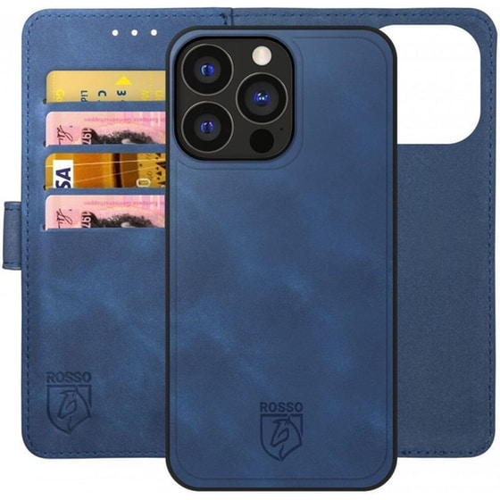 Θήκη Apple iPhone 16 Pro Max - Rosso Element 2 in 1 PU Πορτοφόλι - Blue image 0