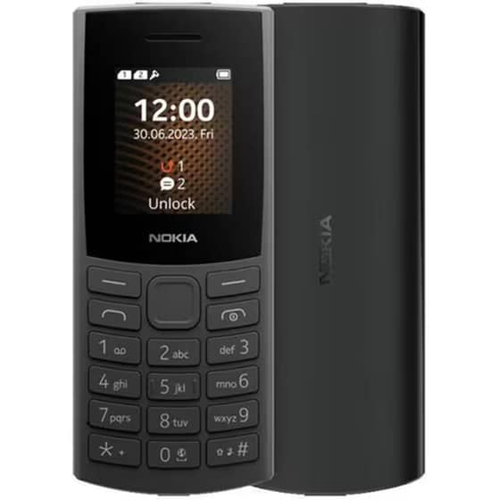 Nokia 105 4G (2024) Dual Sim - Charcoal image 0