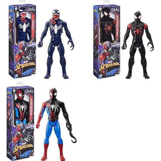 Hasbro Φιγούρα Marvel Spiderman Venomversus Titan Heroes 1 Τμχ - Τυχαία Επιλογή Σχεδίου (30cm) image 0