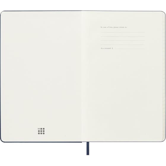 Ημερολόγιο Εβδομαδιαίο Moleskine 2025-2026 18Μ Large Saphire Blue Hard image 3