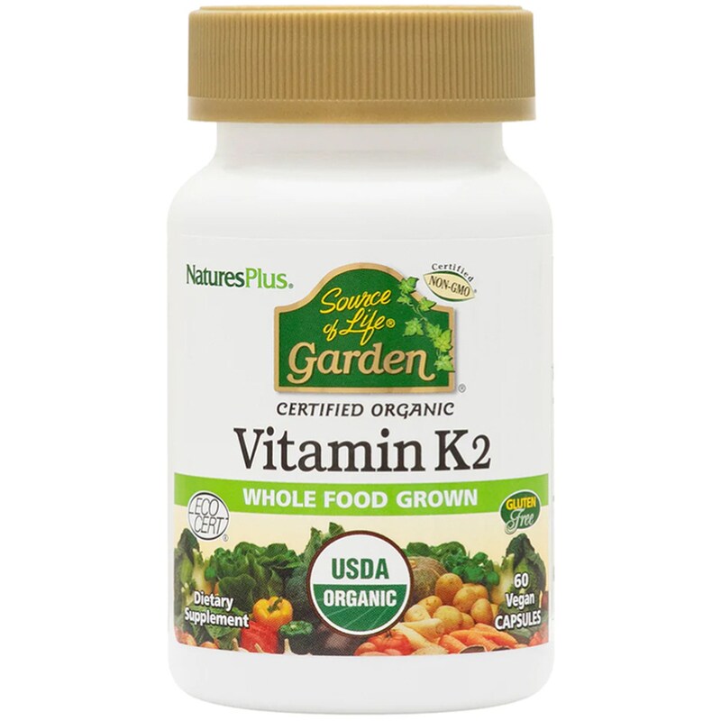 Natures Plus Source Of Life Garden Vitamin K2 - 60 κάψουλες