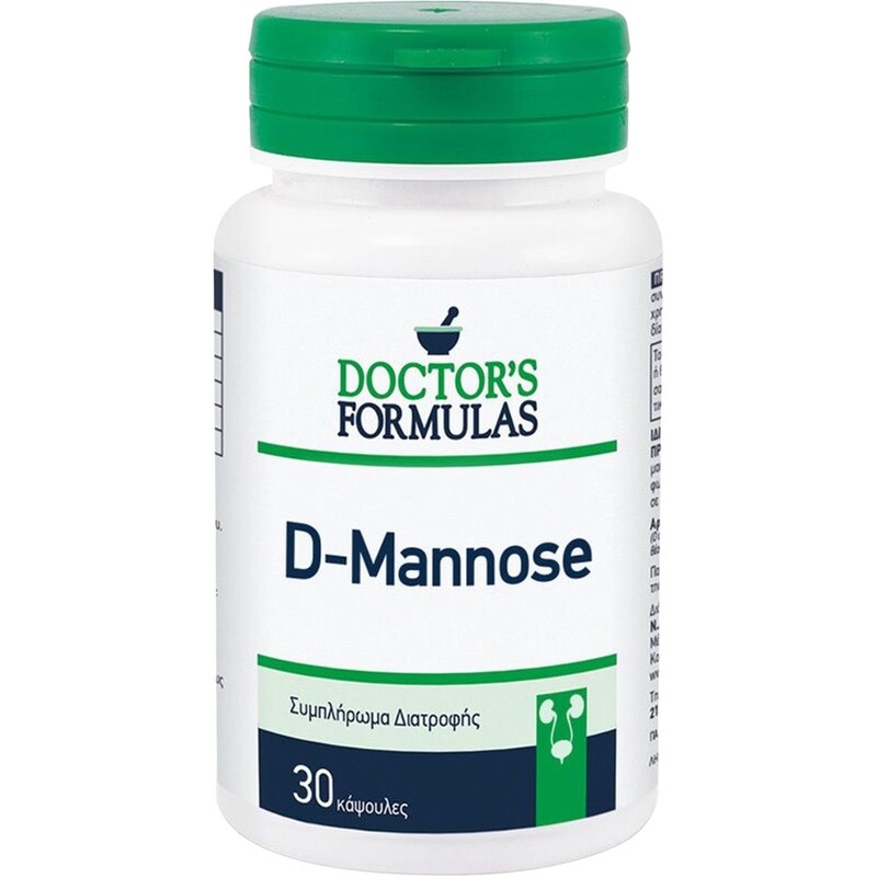 Ειδικό Συμπλήρωμα Doctors Formulas D-mannose 1000mg - 30 κάψουλες