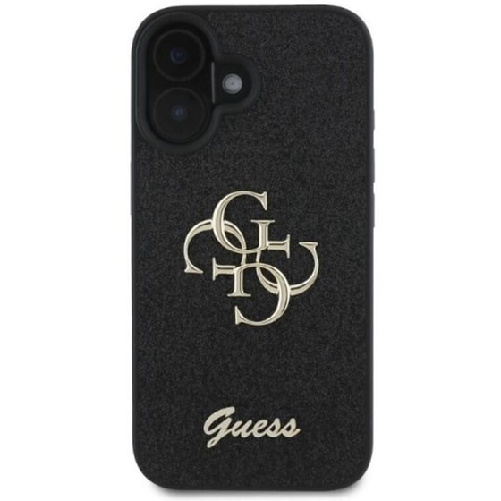 Θήκη Apple iphone 16 - Guess Fixed Glitter Big 4g - Μαύρο image 2