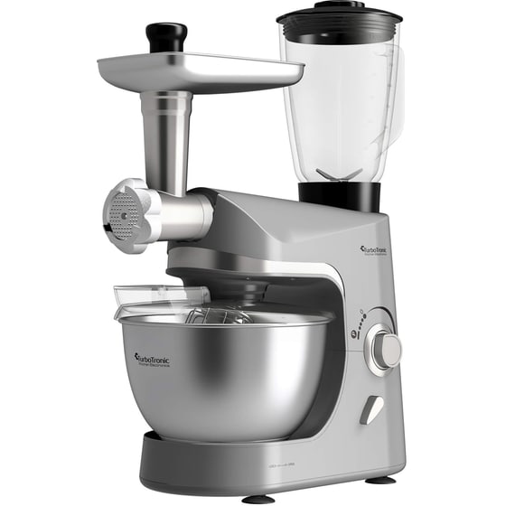 Κουζινομηχανή TURBOTRONIC TT-007 2000 W 4.5 L Ασημί image 0