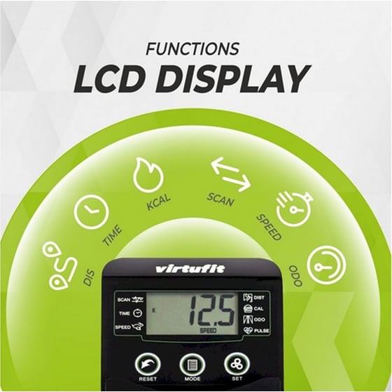 VIRTUFIT HTR 1.0  Ποδήλατο Γυμναστικής   Μαύρο image 9