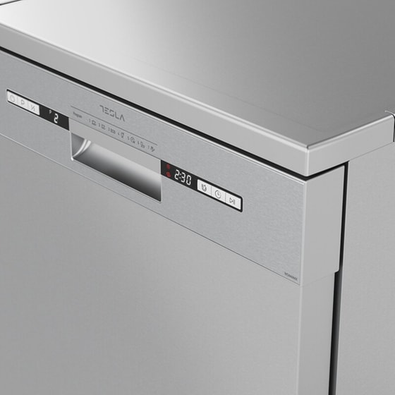 Πλυντήριο Πιάτων TESLA WD661MX για 12 Σερβίτσια - Inox image 2