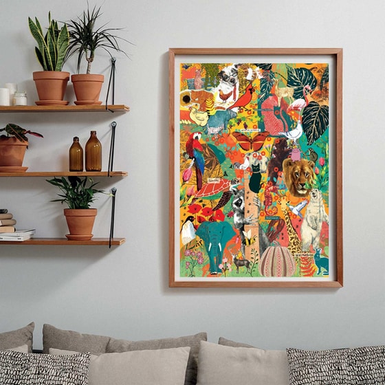 Παζλ Clementoni More is More Collection Animals & Botanics - Compact Box (1000 Κομμάτια) image 3