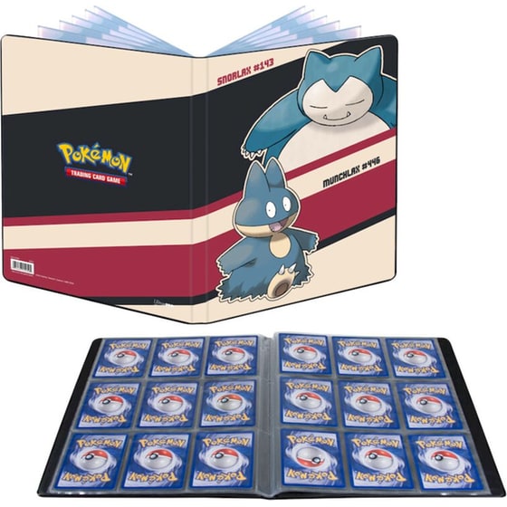 Pokémon TCG: Snorlax & Munchlax 9-Pocket Portfolio (Pokemon USA) image 0