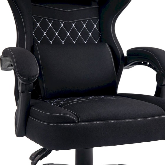 Καρέκλα Gaming White Shark Austin Υφασμάτινη - Μαύρη image 4