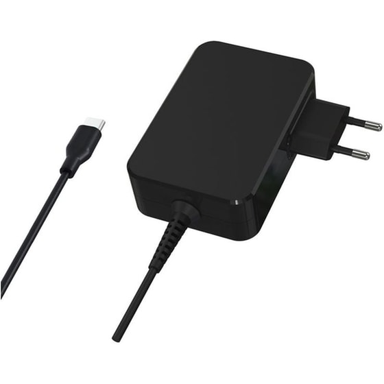 Φορτιστής LC-POWER LC-NB-GAN-90-C Universal για laptop με υποδοχή USB-C - 90 W image 1