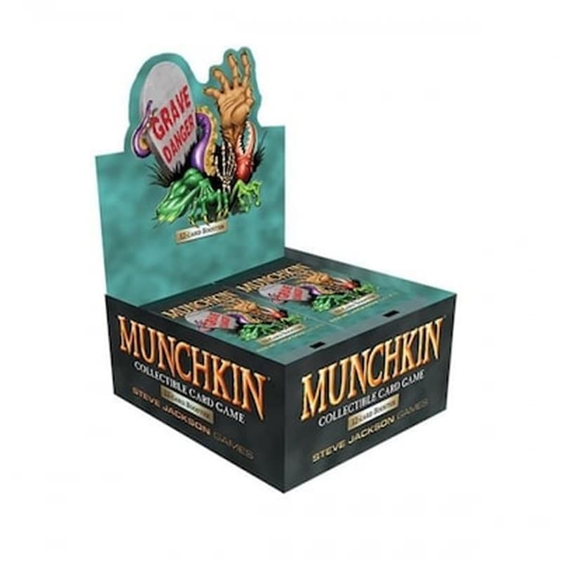 Munchkin Collectible Card Game: Grave Danger Booster Box (24 Packs)