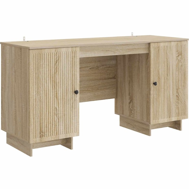 Γραφείο VidaXL από Επεξεργασμένο Ξύλο 142,5x50x75 cm - Sonoma Δρυς