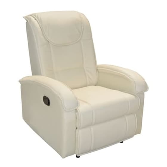 Πολυθρονα Με Μηχανισμο Massage Fb90026.02 Pu Εκρου image 0