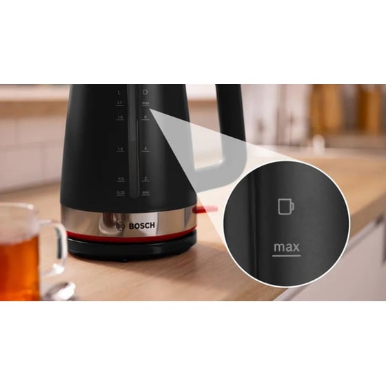 Βραστήρας BOSCH MyMoment TWK4M223 2400 W 1.7 L Μαύρο image 5