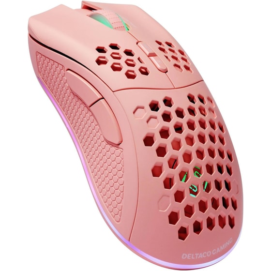 Delcato PM80 GAM-120-P RGB Gaming Ασύρματο Ποντίκι Ροζ image 3